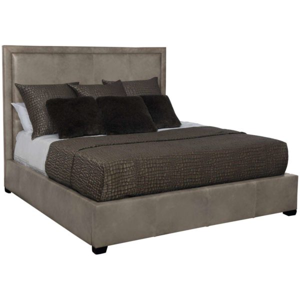 Morgan Leather Panel Bed (54" H)  - Image 2