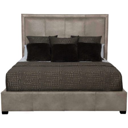 Morgan Leather Panel Bed (64" H) 