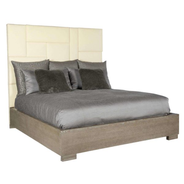 Mosaic Upholstered Panel Bed  - Image 2