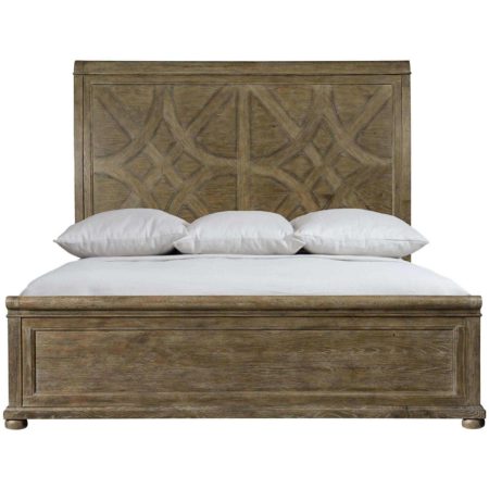 Rustic Patina Panel Bed 