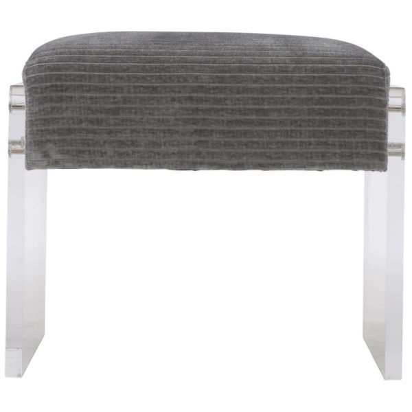 Jasper Leather Ottoman 