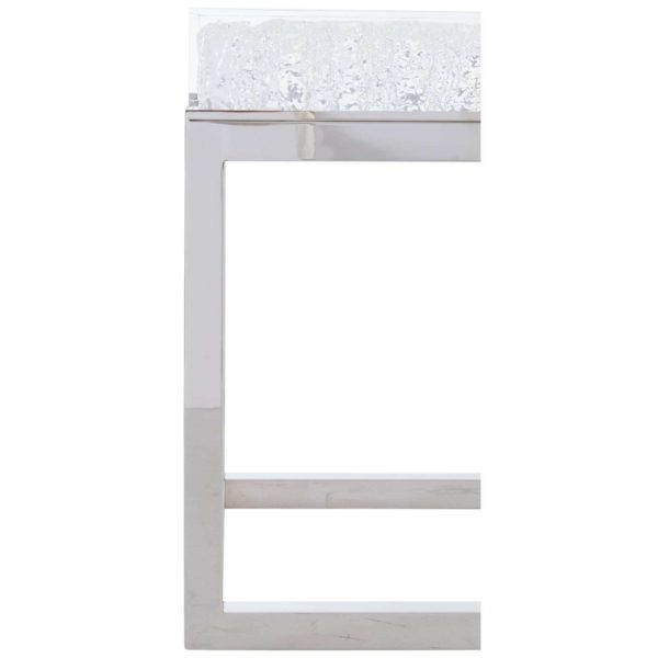 Aventura Square Acrylic End Table  - Image 3