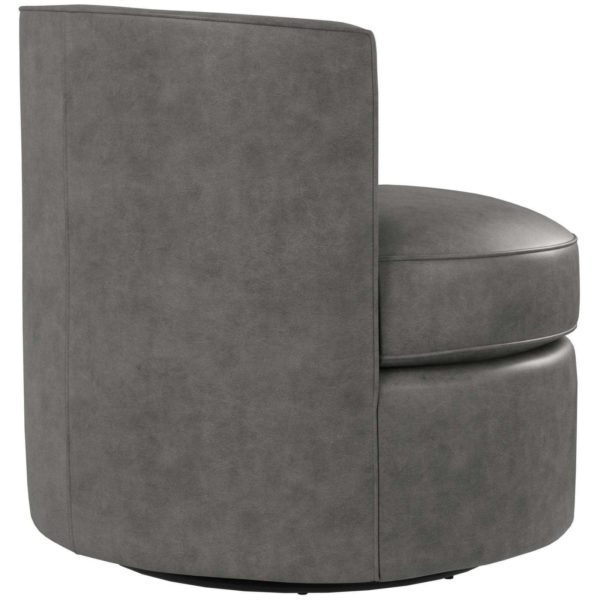 Fleur Leather Swivel Chair  - Image 3