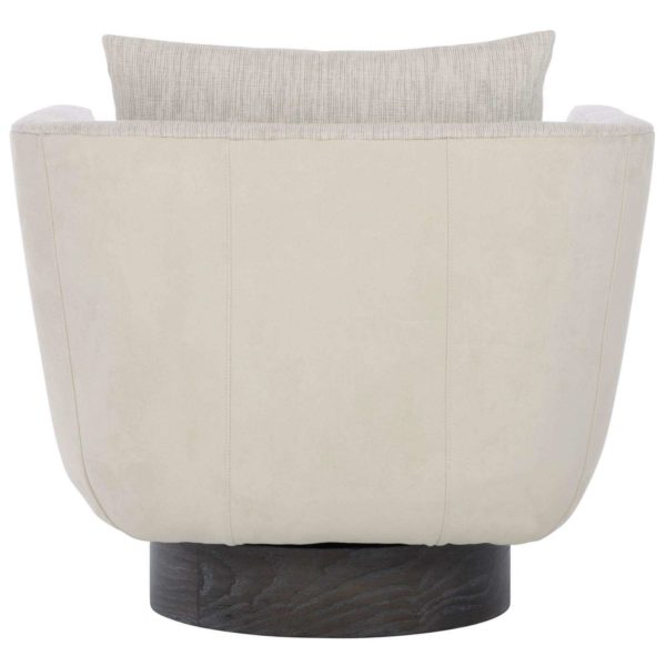 Gemma Leather Swivel Chair New - Image 4