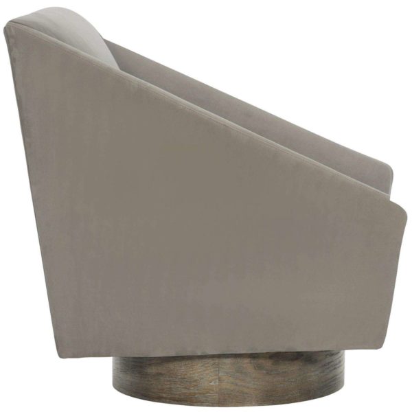 Milano Leather Swivel Chair  - Image 3
