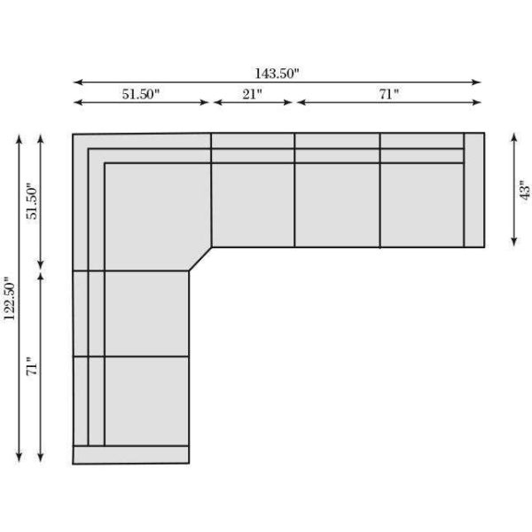 Lioni Power Motion Sectional New - Image 6
