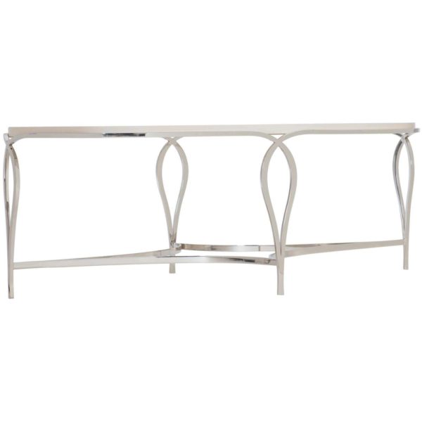 Calista Metal Oval Cocktail Table  - Image 2