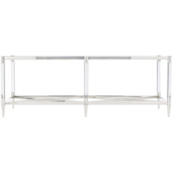 Celine Metal Rectangular Cocktail Table 