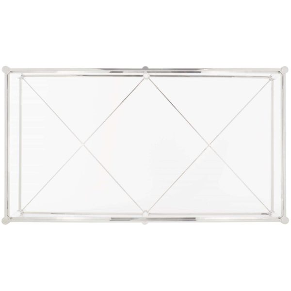 Celine Metal Rectangular Cocktail Table  - Image 4
