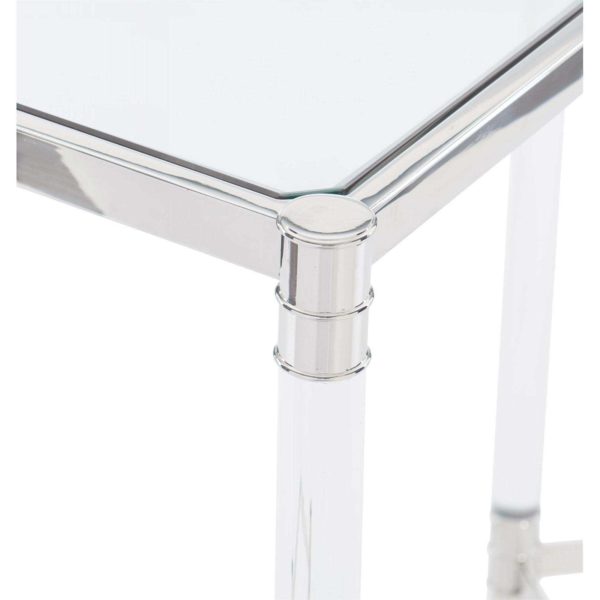 Celine Metal Rectangular Cocktail Table  - Image 5