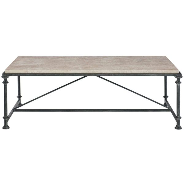 Galesbury Rectangular Metal Cocktail Table 