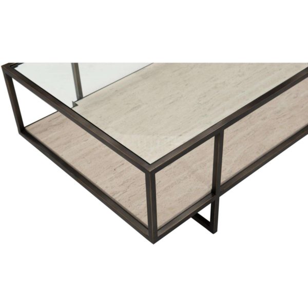 Harlow Metal Rectangular Cocktail Table  - Image 2
