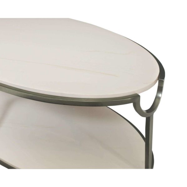 Morello Oval Metal Cocktail Table  - Image 2