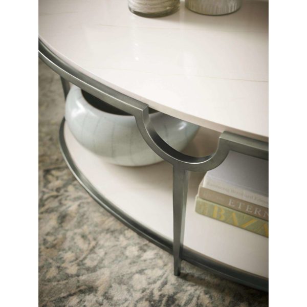 Morello Oval Metal Cocktail Table  - Image 3