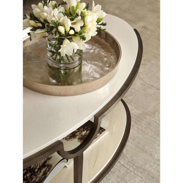 Morello Oval Metal Cocktail Table  - Image 4