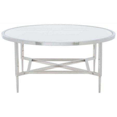 Portola Metal Round Cocktail Table 
