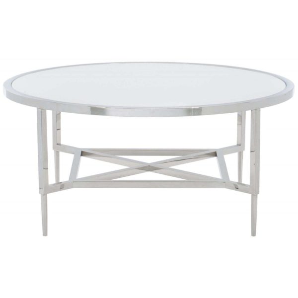 Portola Metal Round Cocktail Table 