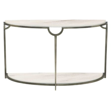 Morello Demilune Metal Console Table 