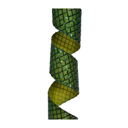 88-3474 RIBBON Glitter Trellis (11348)