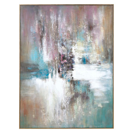 32248 PRINT ELEVATION HAND PAINTED CANVAS (10609)