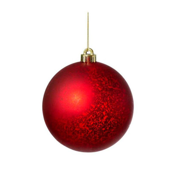 MTX53265-RED BALL ORNAMENT MERCURY RED (11236)