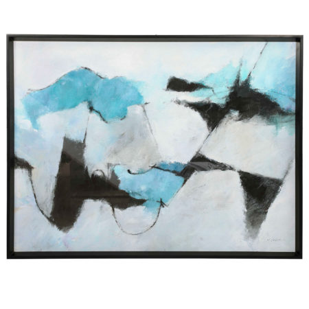 41616 PRINT WINTER CROP FRAMED PRINT (11108)