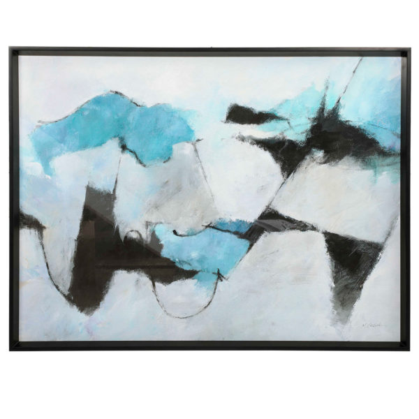41616 PRINT WINTER CROP FRAMED PRINT (11108)