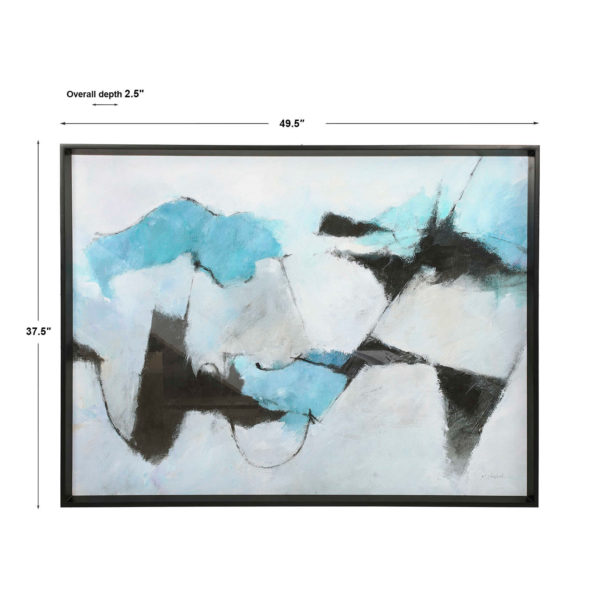 41616 PRINT WINTER CROP FRAMED PRINT (11108) - Image 2