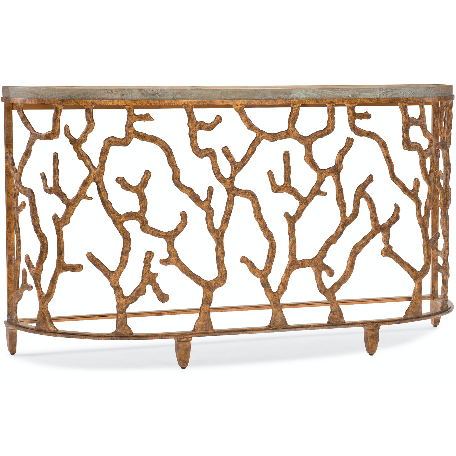 5577-85001-GLD CORAL TABLE (11125)