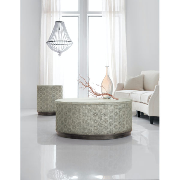 638-80006-95 TABLE GREYSTONE ROUND COCKTAIL TABLE (11124) - Image 3