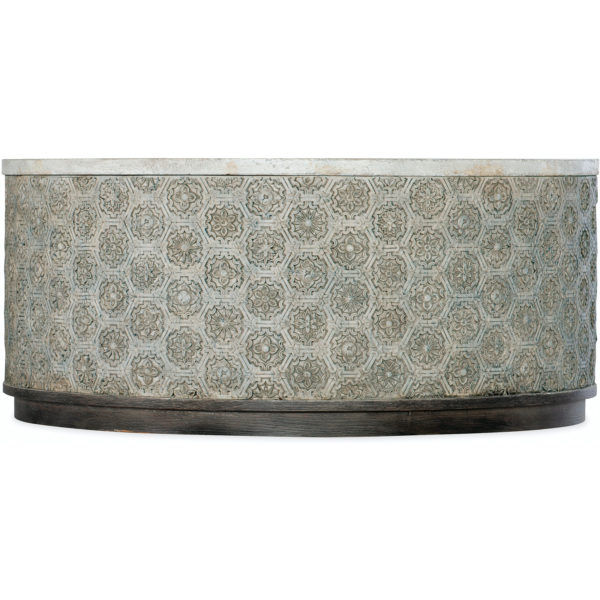 638-80006-95 TABLE GREYSTONE ROUND COCKTAIL TABLE (11124)