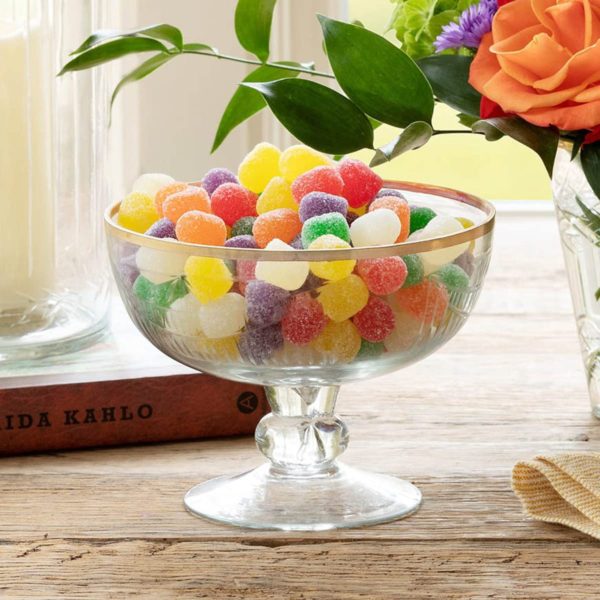 EAB00172 CUT GLASS FOOTED BOWL (11203) - Image 2