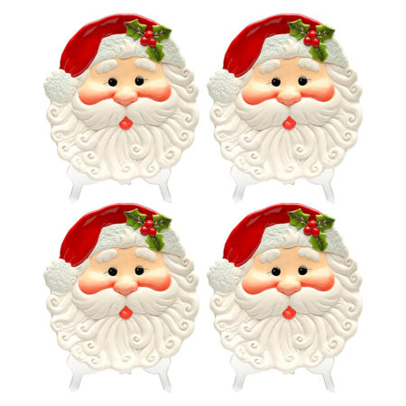 XAW81293 SANTA PLATES S/3 (11226)
