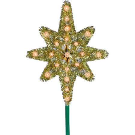 MTX62198-GDCH 10" WIRE STAR OF BETHLEHEM(10329)