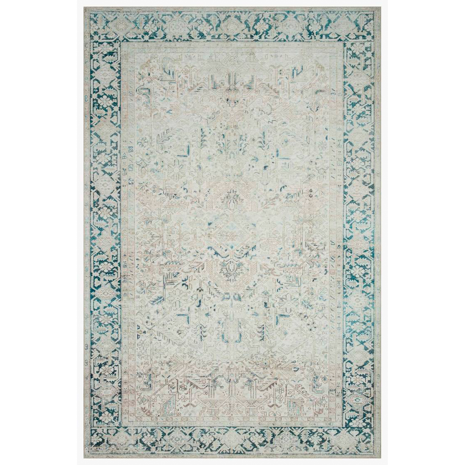 LEA-06 NATURAL/DENIM RUG (11192)