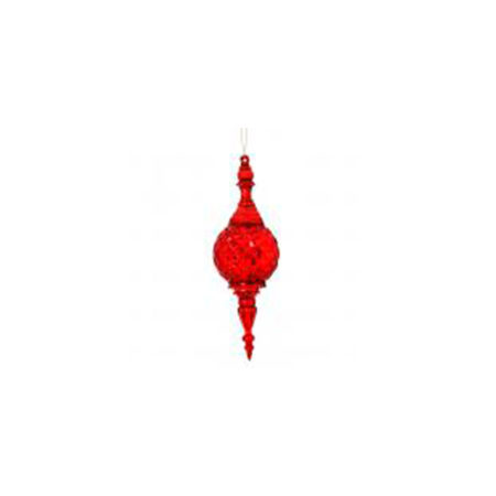 MTX54623-RED 18" VP GLITTER MERCURY FINIAL (10313)