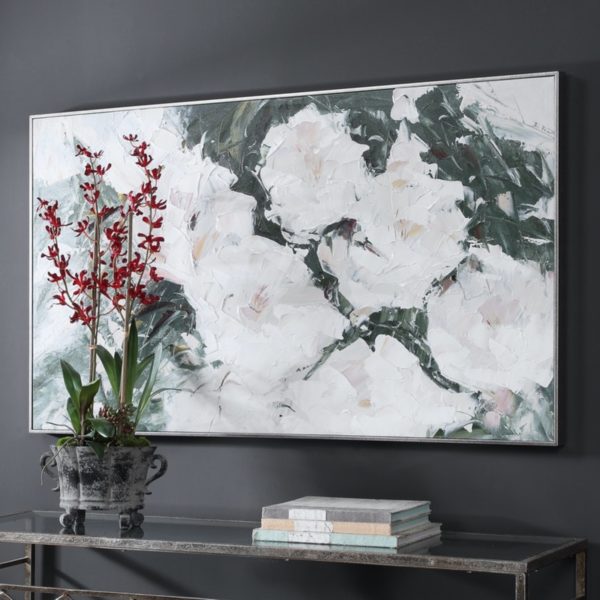 31419 CANVAS SWEETBAY MAGNOLIAS HAND PAINT (10871) - Image 2