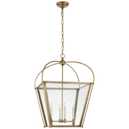 CHC3439AB-CG RIVERSIDE MEDIUM SQUARE LANTERN (11372)