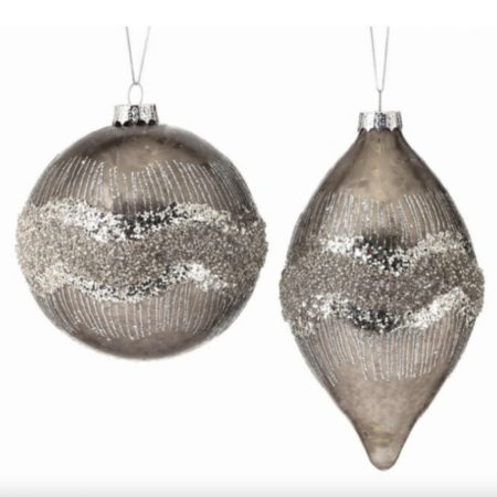 MTX56281 6" GLTR SEQUIN ICED BALL (11037)