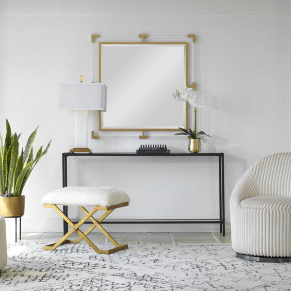 09714 MIRROR BALKAN SQUARE MIRROR (10933) - Image 2