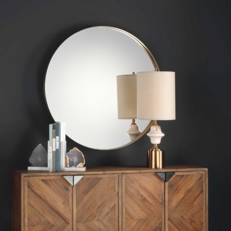 R09352 PADRIA ROUND MIRROR (10864)