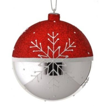 MTX64884-RDSW SNOWFLAKE BALL (11268)