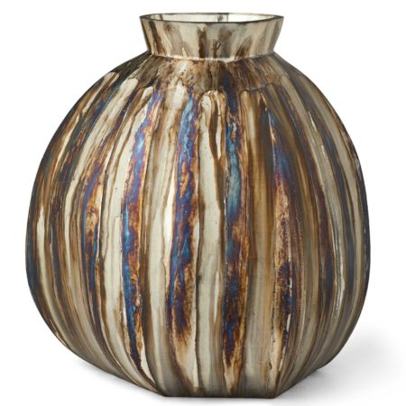 R17901 BRONZE RIPPLE VASE MEDIUM (11363)