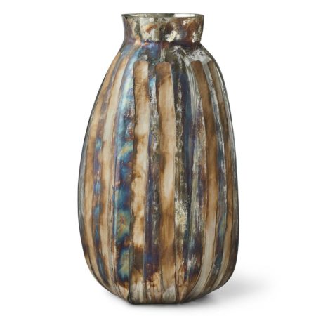 R17902 BRONZE RIPPLE VASE TALL (11362)