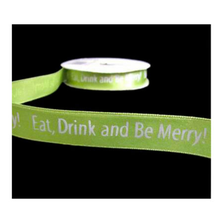 87-0450 RIBBON Eat, Drink And Be Merry (11340)