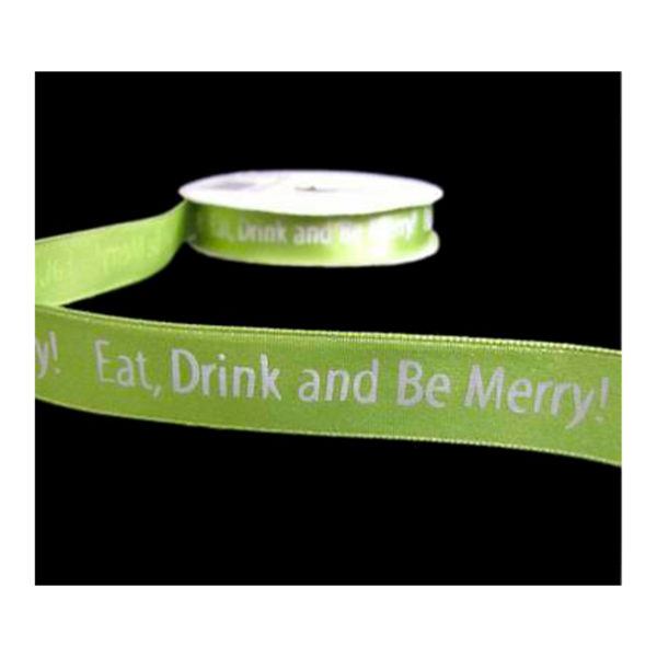 87-0450 RIBBON Eat, Drink And Be Merry (11340)