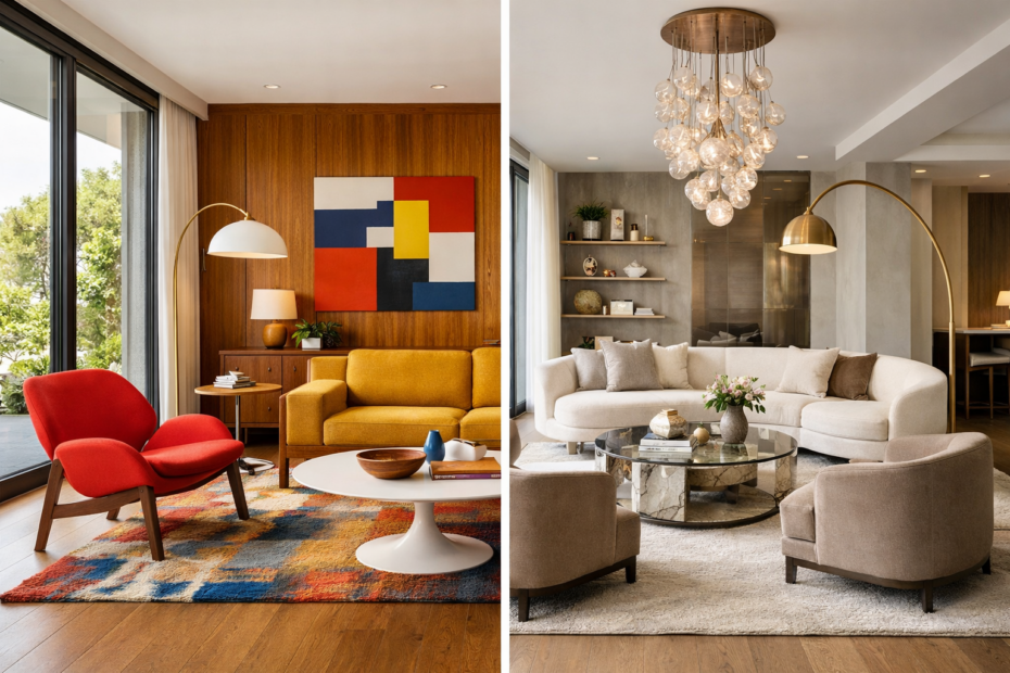 Modern vs Contemporary Interior Design
