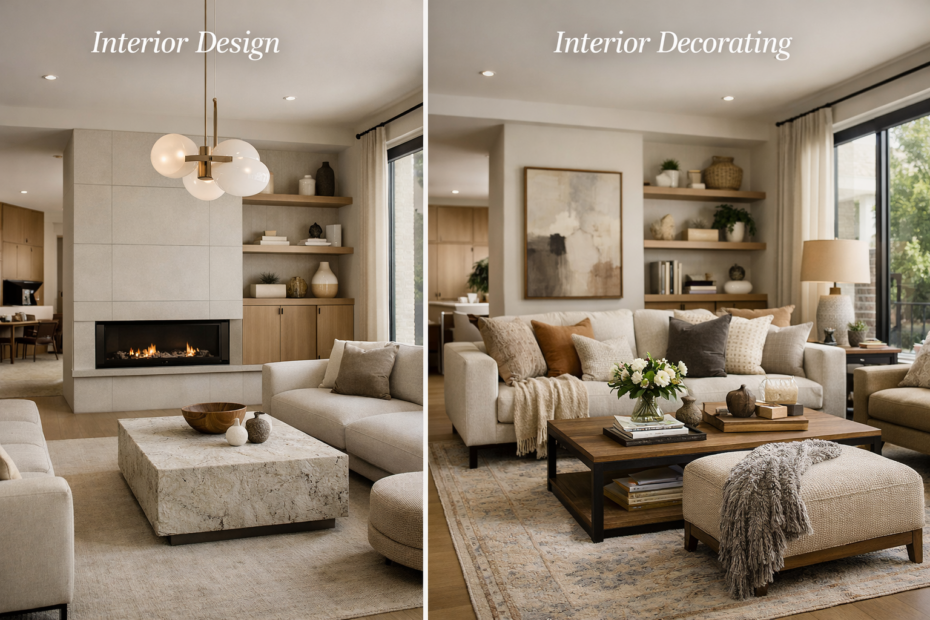 Interior Design vs Interior Decorating: What's the Difference?