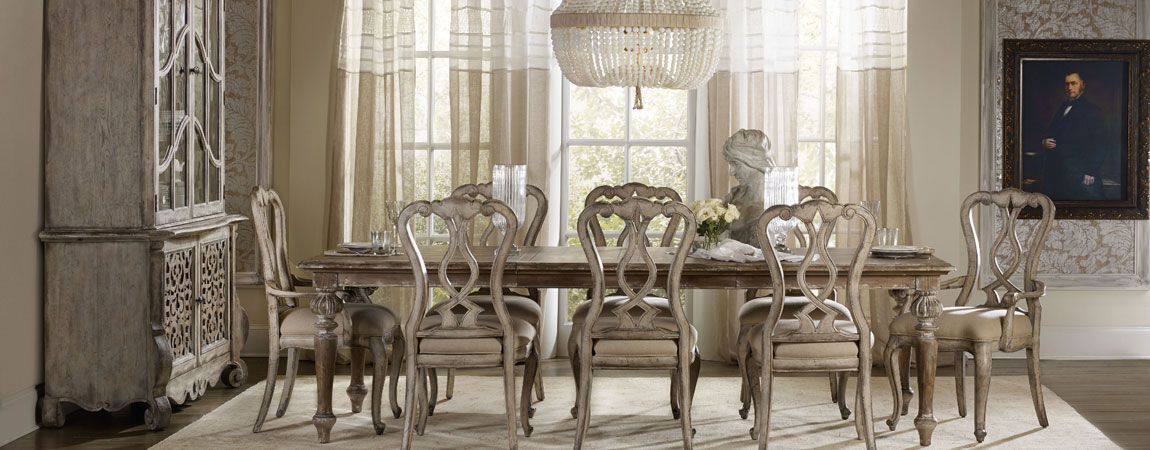 Hooker furniture dining room chatelet rectangle leg table Hooker furniture dining room chatelet rectangle leg table